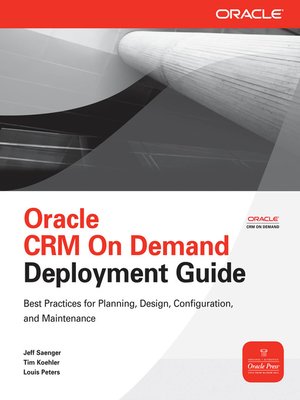 cover image of Oracle CRM On Demand Deployment Guide